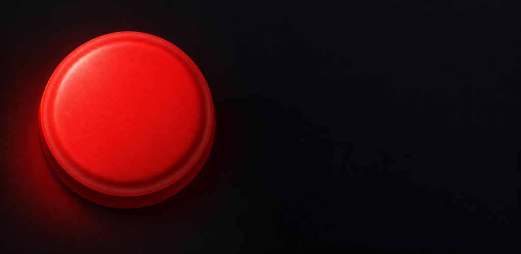 The DON’T red button on a black background